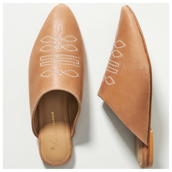 NWT Anthropologie Western Mules - Picture 2 of 4